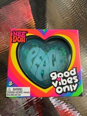 NeeDoh Good Vibes Only Stress Ball Peace